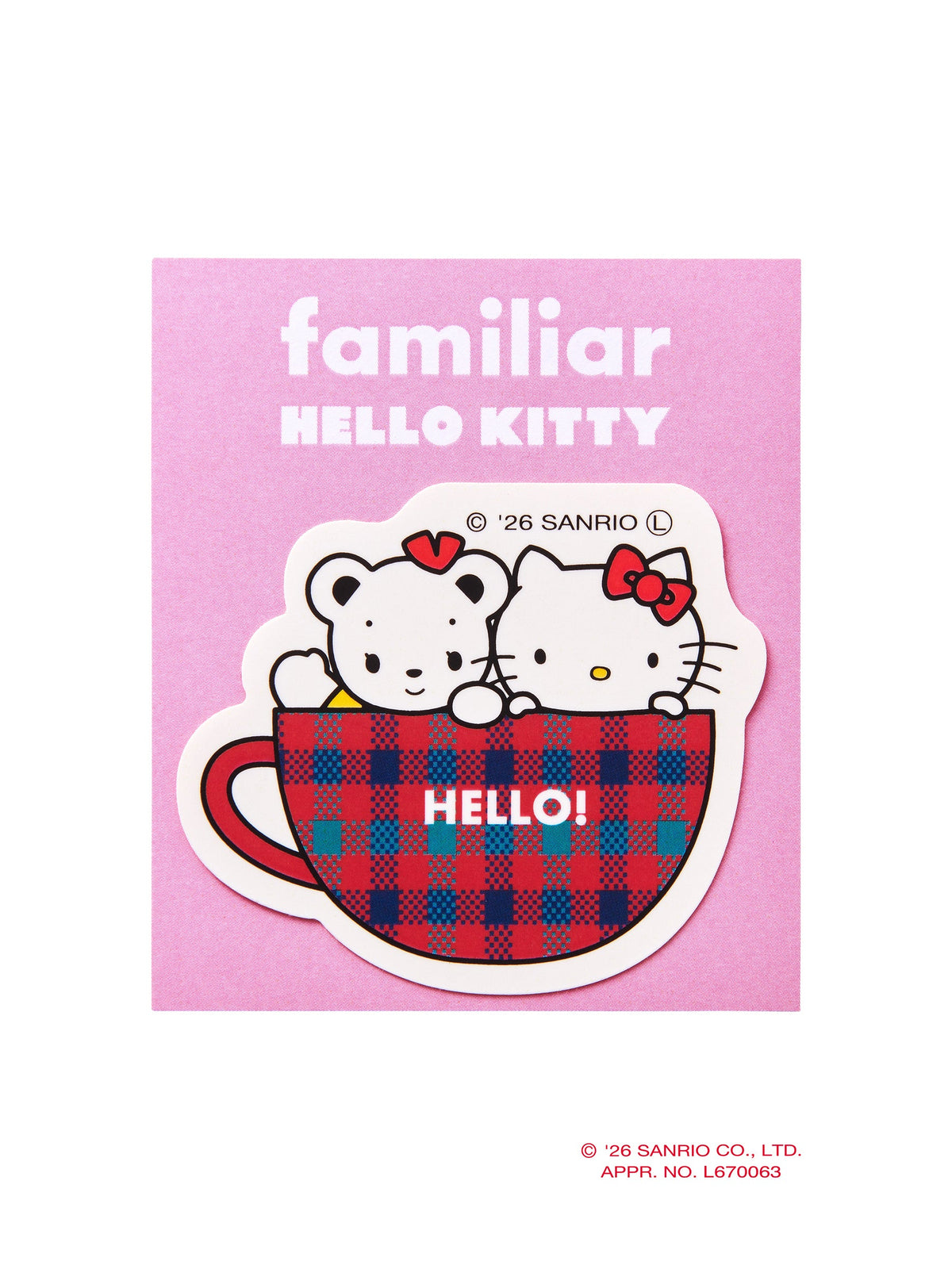 Sanrio | Familiar X Hello Kitty Collaboration Sticker