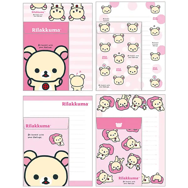 San-X | Rilakkuma Letter Set - Korilakkuma