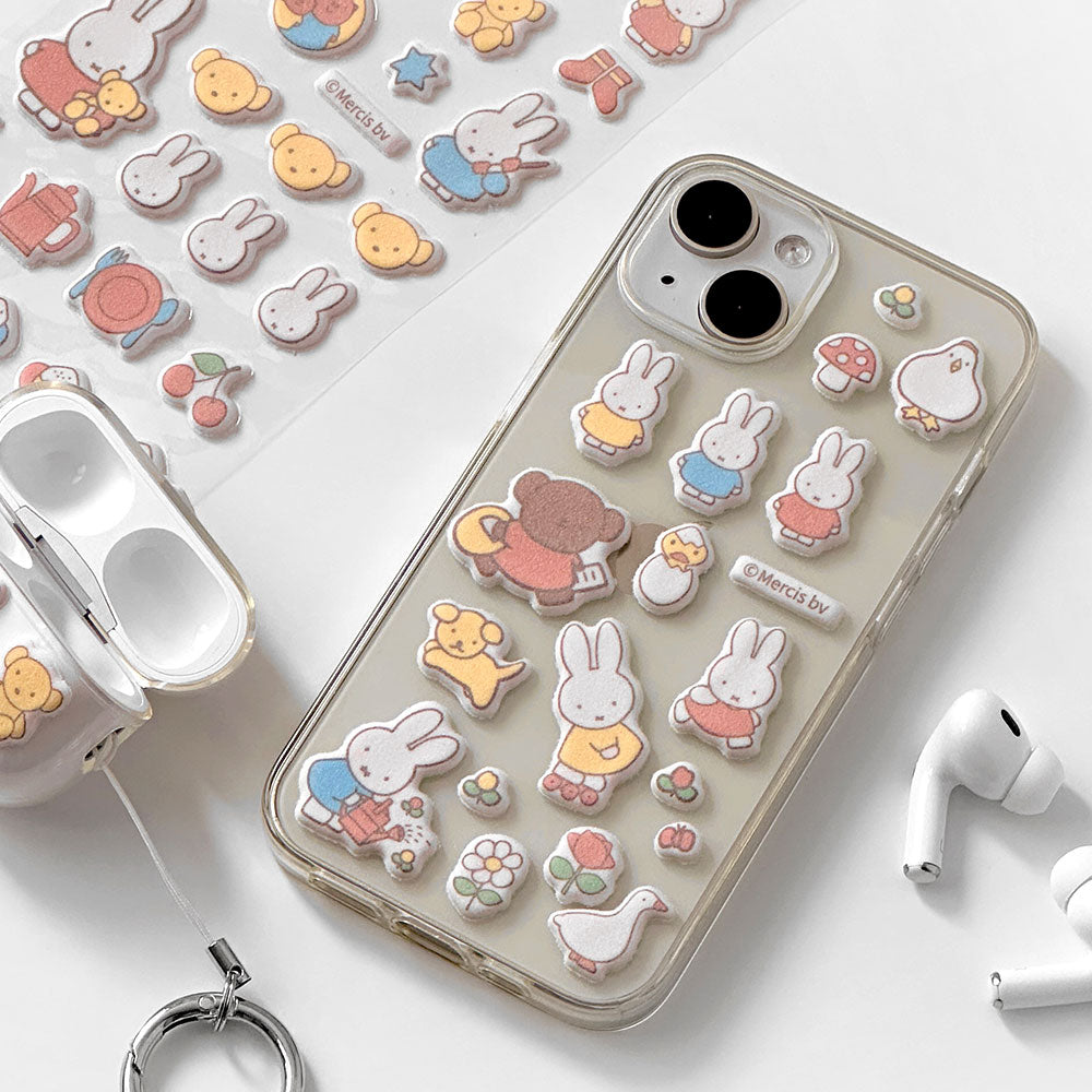 Miffy Korea | Miffy 3D Puff Stickers (2 Types)