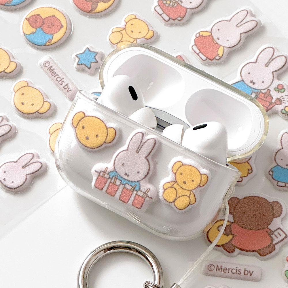 Miffy Korea | Miffy 3D Puff Stickers (2 Types)