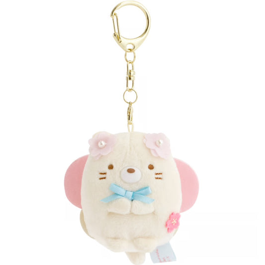 San-X | Sumikko Gurashi Shido Cherry Blossom Fairy Hanging Plush Toy - Cat