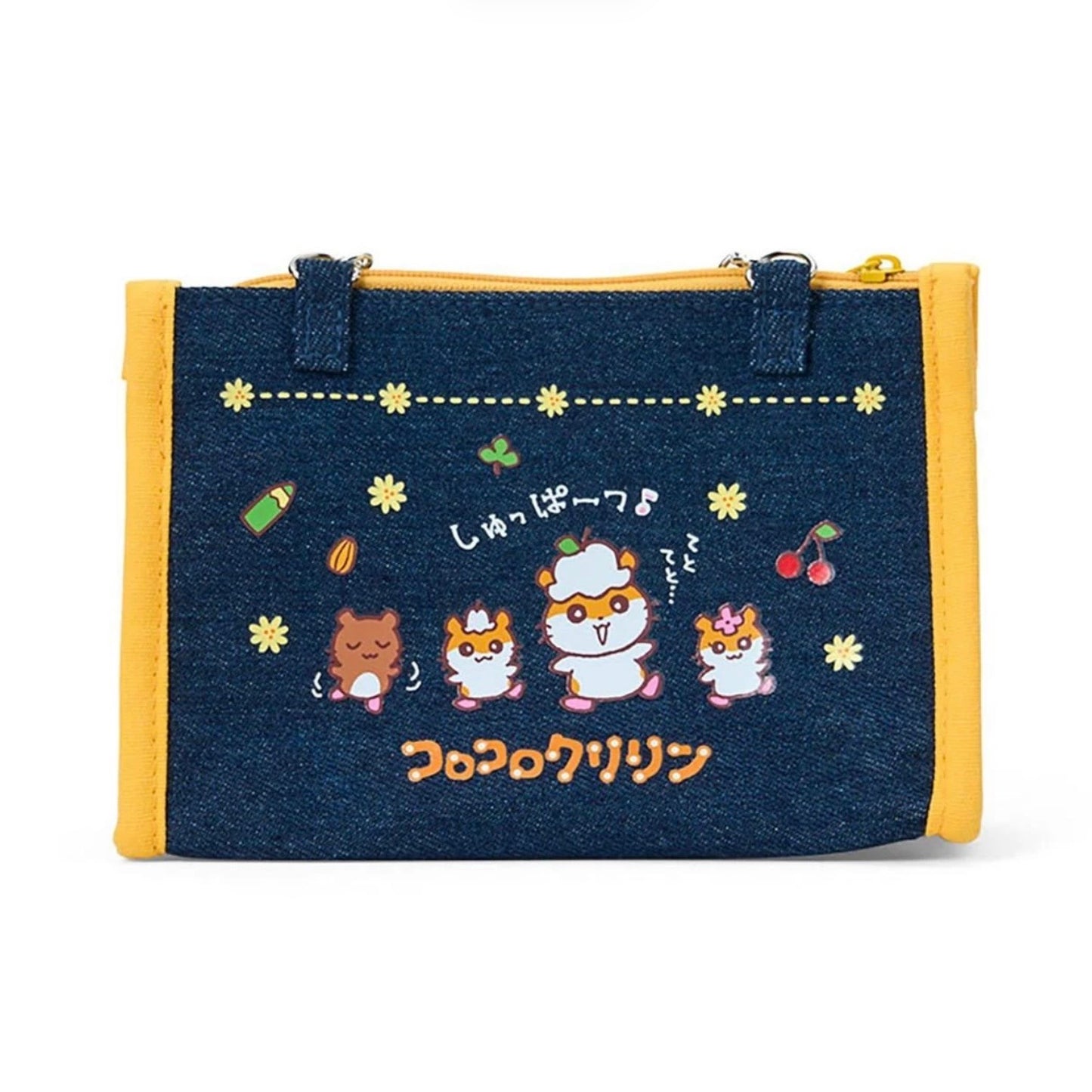 Sanrio | Sanrio Characters Munekyun Heisei Girls' Items Denim Pouch - Korokoro Kuririn
