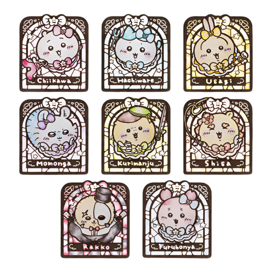 Chiikawa | Chiikawa Market Chiikawa Lottery | Chiikawa Stained Glass Style Acrylic Badge (8 Types In Total)