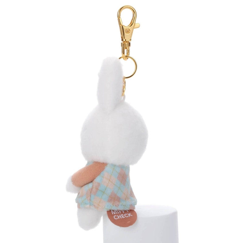Miffy | Miffy Check Series Bruna Mascot - Blue