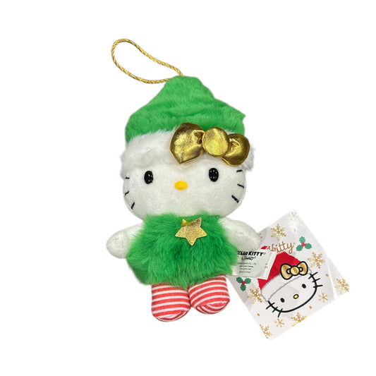 Sanrio US | Hello Kitty Christmas | Hello Kitty Santa Mascot Holder - Green