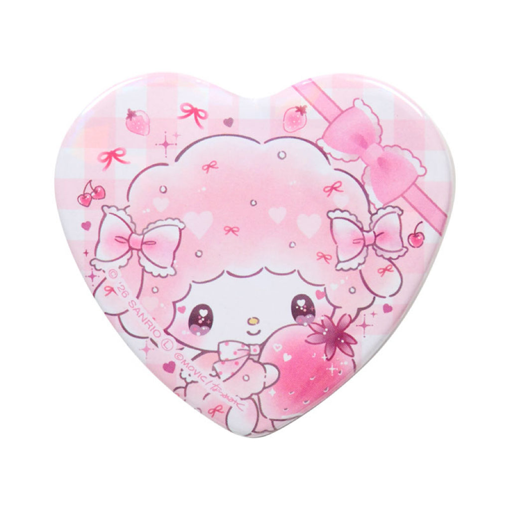 Sanrio | DOLLY MIX PETIT x Sanrio Characters Heart Can Badge (Set of 3)