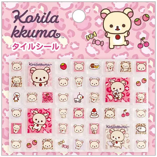 San-X | Rilakkuma 'Lots of Korilakkuma' Series Sticker - Leopard