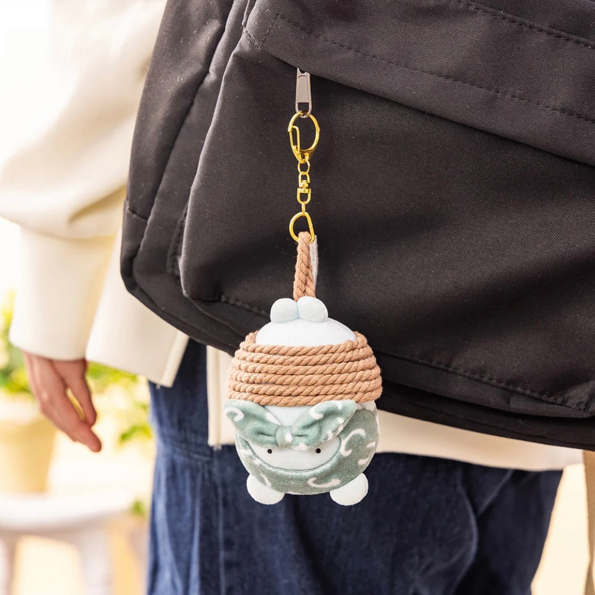 White Tiger & Black Tiger Caught Thief Mouse Mascot