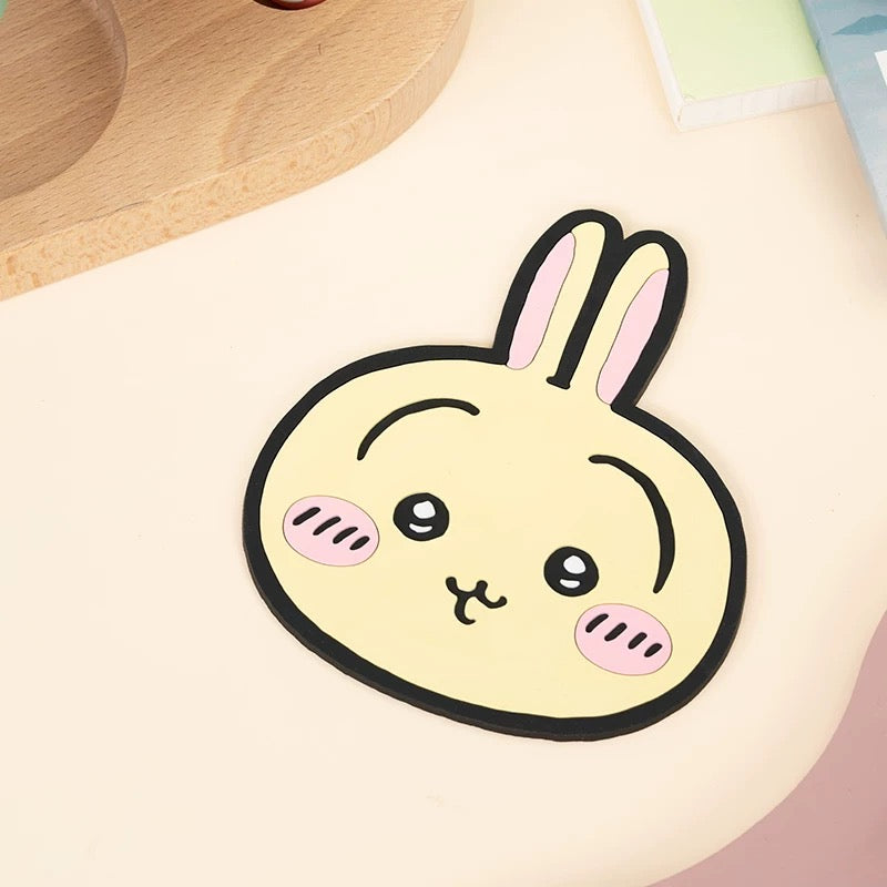MINISO x Chiikawa | Chiikawa Rubber Coaster - Usagi
