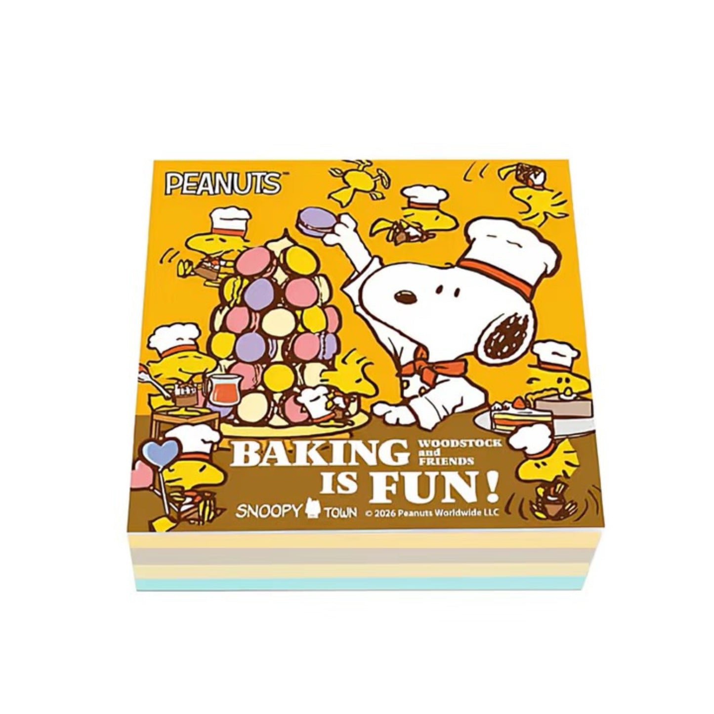 PEANUTS | Snoopy Woodstock BAKING IS FUN! Memo Pad