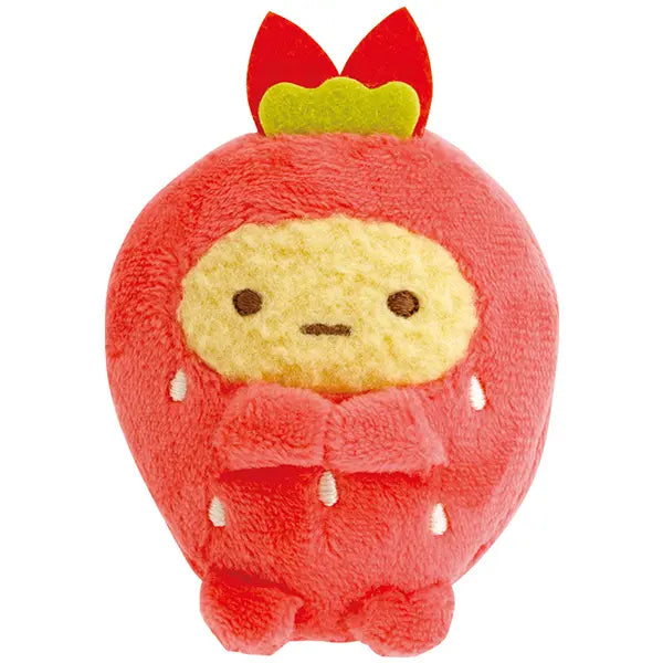 San-X | Sumikko Gurashi Fruit Parlor Hand-held Tenori Plush Toy Set - Fried Shrimp Tail & Tempura’s Tail