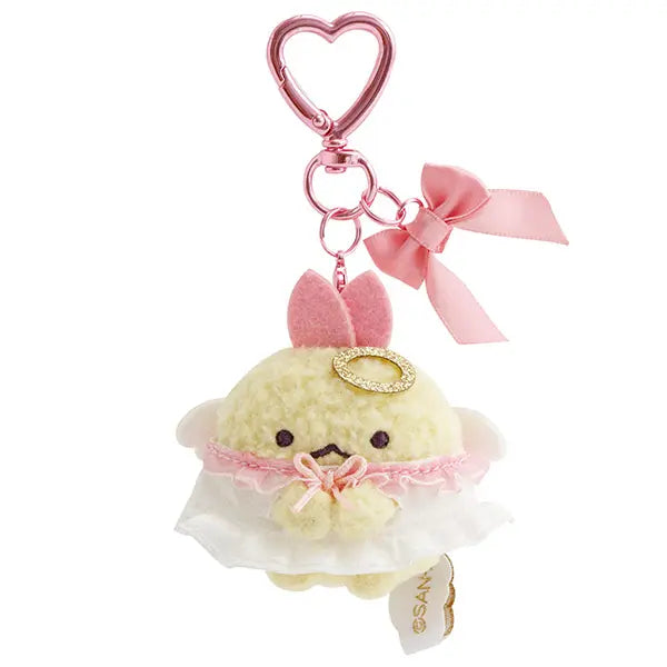 San-X | Sumikko Gurashi Angel & Devil Hanging Plush Toy - Tempura’s Tail (Angel)