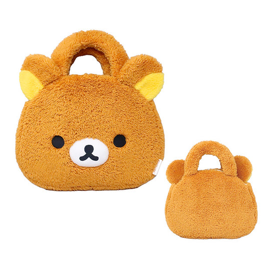San-X | Rilakkuma Mofumofu Fluffy Tote Bag - Rilakkuma