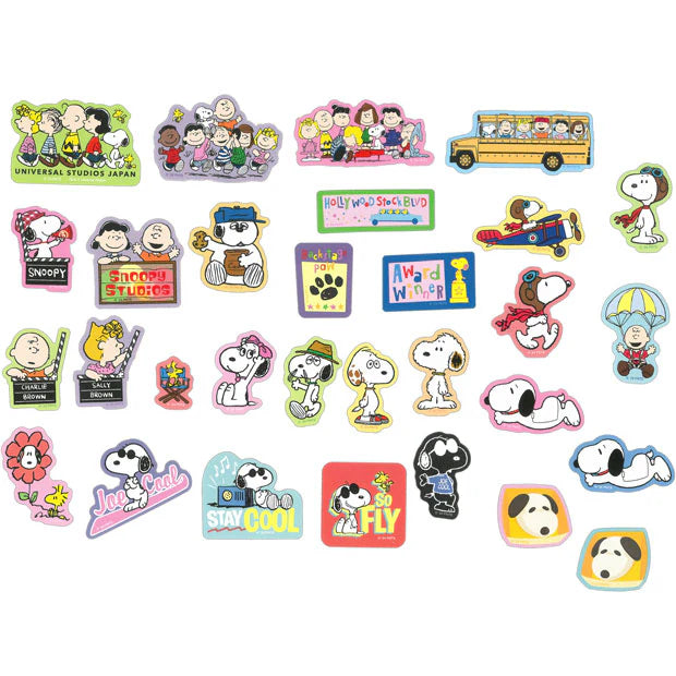 Universal Studios Japan | USJ PEANUTS Sticker Set (30 Pieces)