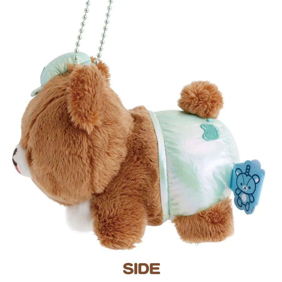 San-X | Rilakkuma Lab Theme Slender Hanging Plush Toy - Chairoikogumai