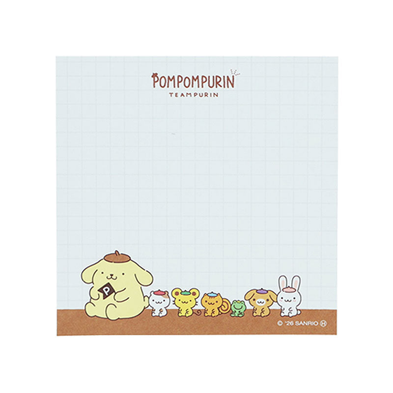 Sanrio | Sanrio Characters Square Memo - Pompompurin (Orange)