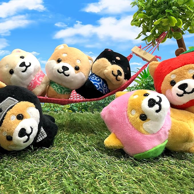 Tabisuru Mameshiba | Shiba Inu Travelling Series 1 Mascot Ball Chain - Brown Maple