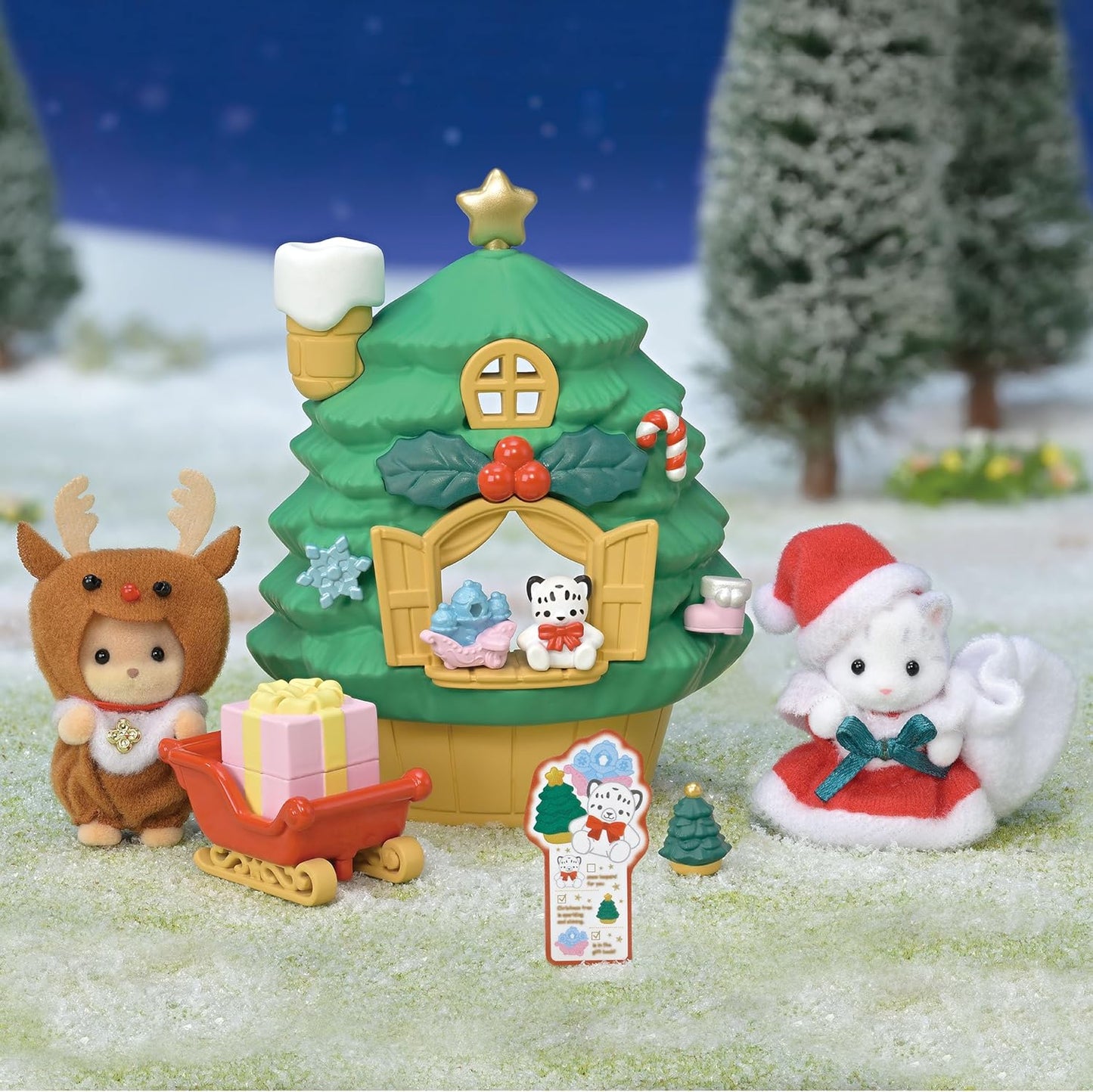 Sylvanian Families | Baby Santa's Christmas Tree House Year 2024