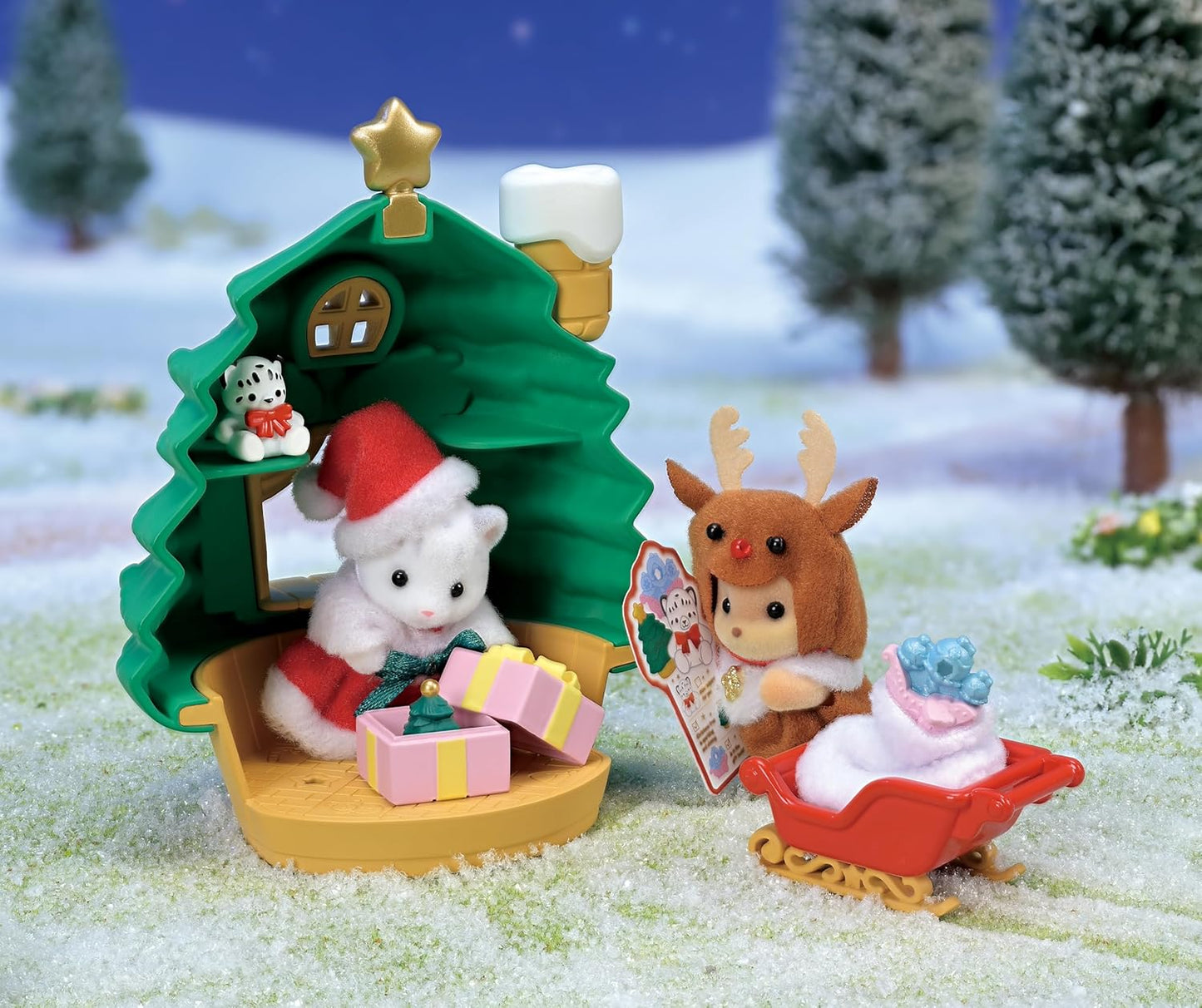 Sylvanian Families | Baby Santa's Christmas Tree House Year 2024