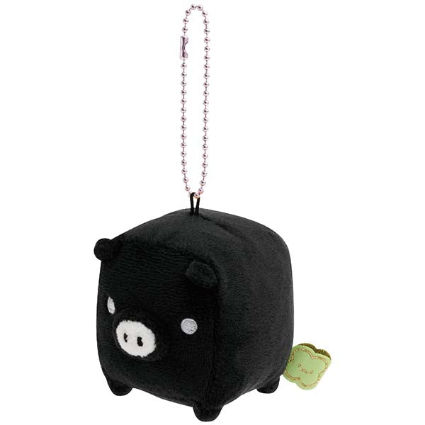 San-X | Characters Friends | Always Together Hanging Plush Toy - Monokuro Boo (Black)