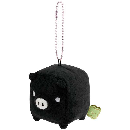 San-X | Characters Friends | Always Together Hanging Plush Toy - Monokuro Boo (Black)