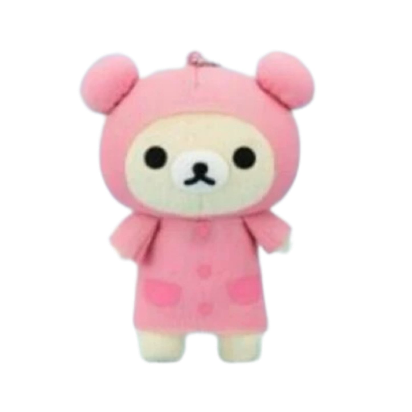 San-X | Rilakkuma Raincoat Hanging Plush Toy (Prize)
