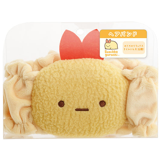 San-X | Sumikko Gurashi BIG Face Hair Band - Fried Shrimp Tail