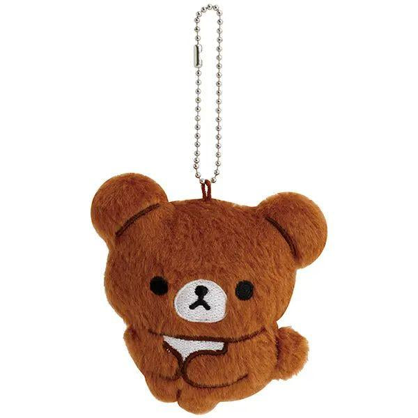San-X | Rilakkuma and Awawa Neko Theme Hanging Plush Toy - Chairoikoguma