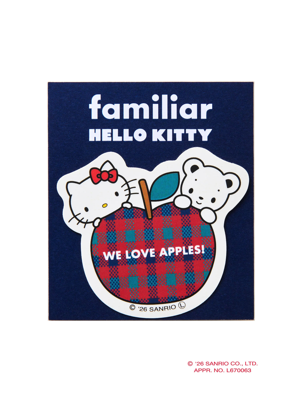 Sanrio | Familiar X Hello Kitty Collaboration Sticker