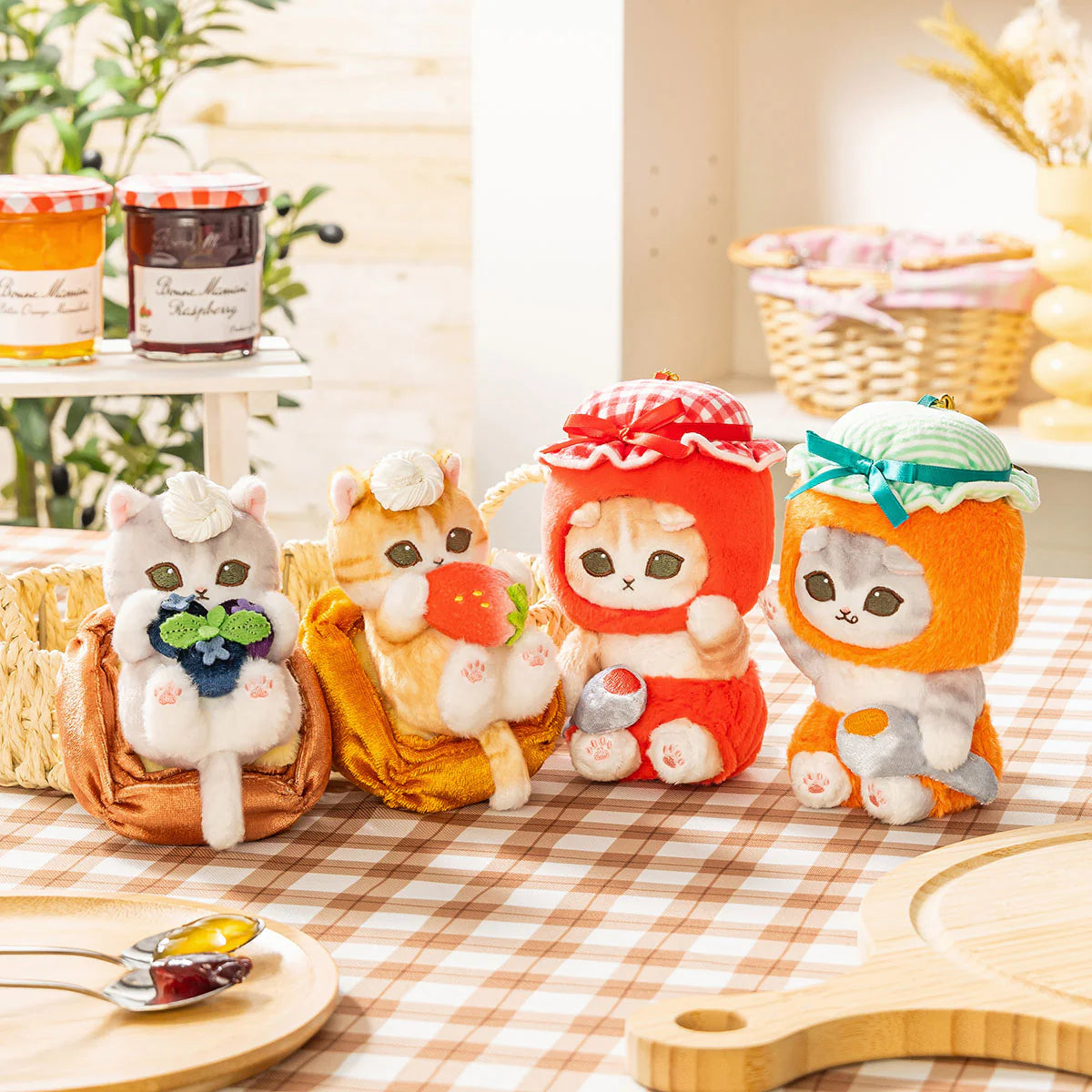 Mofusand | Mofusand Bakery Jam Meow Mascot Keychain - Marmalade
