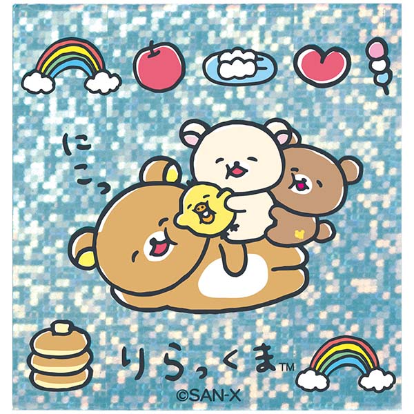 San-X | Rilakkuma Yuru Yuru Poka Poka Series Stickers - Rilakkuma B