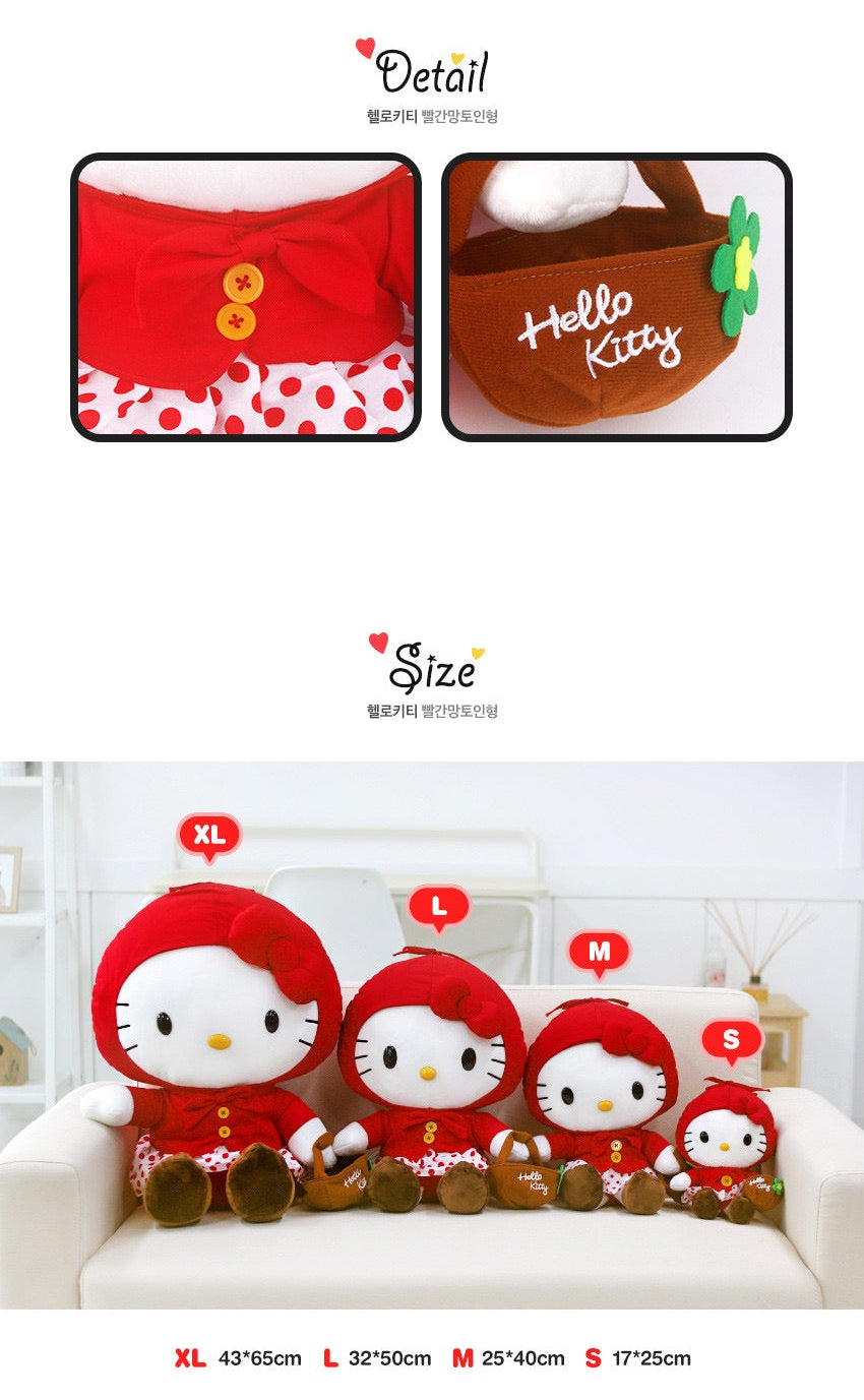 Sanrio Korea | Sanrio Hello Kitty Red Cap Plush Toy