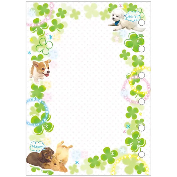San-X | Heisei Retro Wanwan Wanko Funifuni Sticker Binder - B