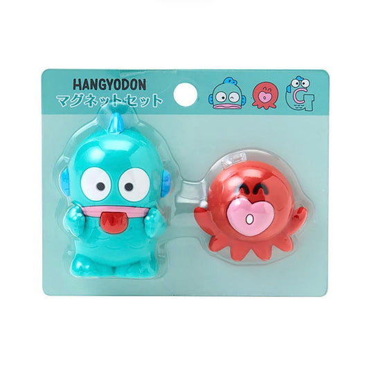 Sanrio | Hangyodon & Bad Badtz-Maru Funny Face Magnet Set (2 Pieces) - Hangyodon