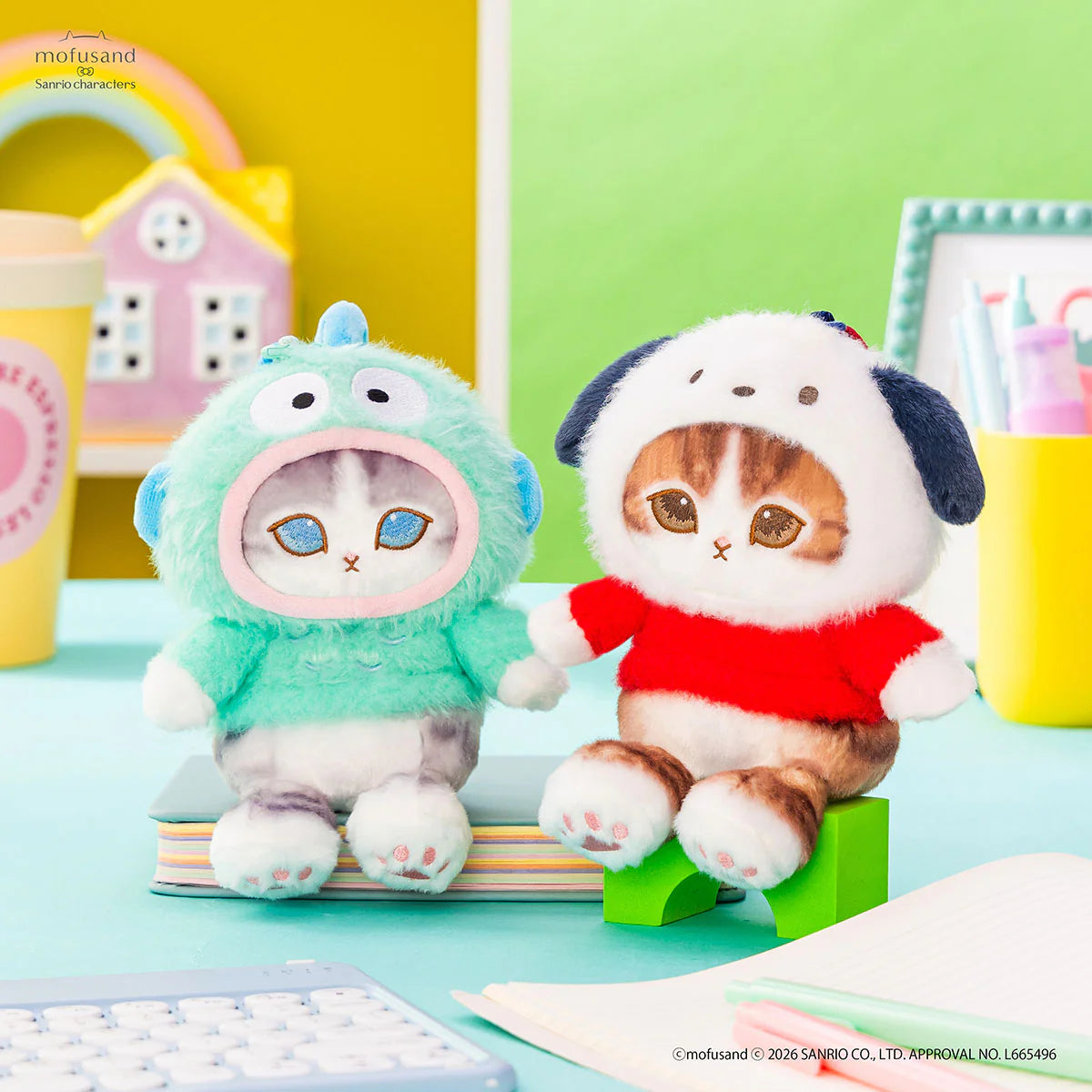 Mofusand | Sanrio Characters x Mofusand Fluffy Mascot - Hangyodon