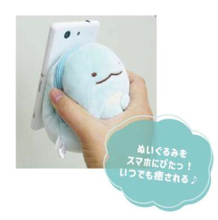 San-X | Sumikko Gurashi Plush Smartphone Stand With Pouch - Penguin?