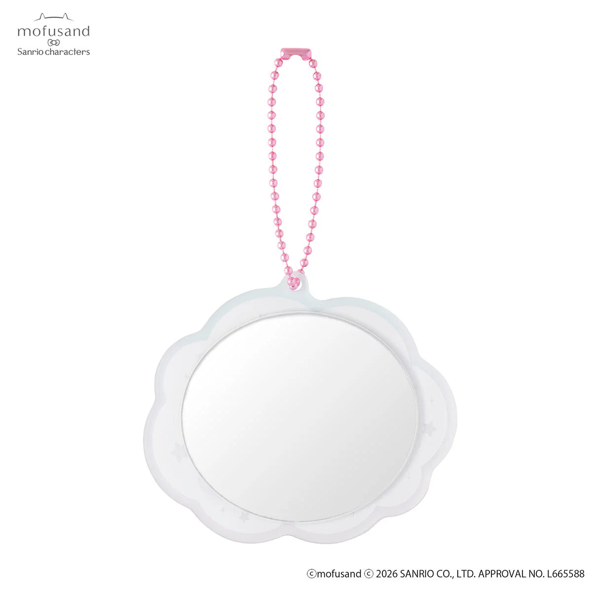 Mofusand | Mofusand x Sanrio Characters Trading Acrylics Mini Mirror Keychain Blind Box (6 Types)