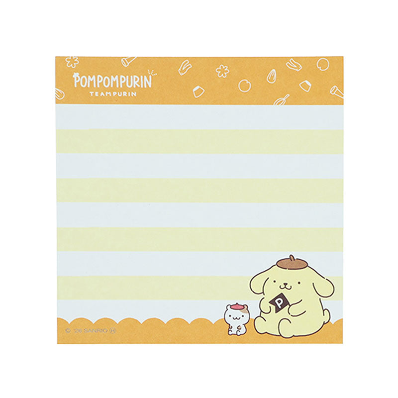 Sanrio | Sanrio Characters Square Memo - Pompompurin (Orange)