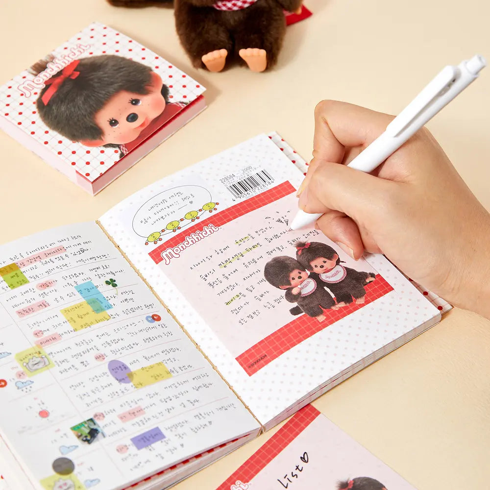 Monchhichi Korea | Monchichi Cover Square Memo Pad 100 Sheets (2 Types)