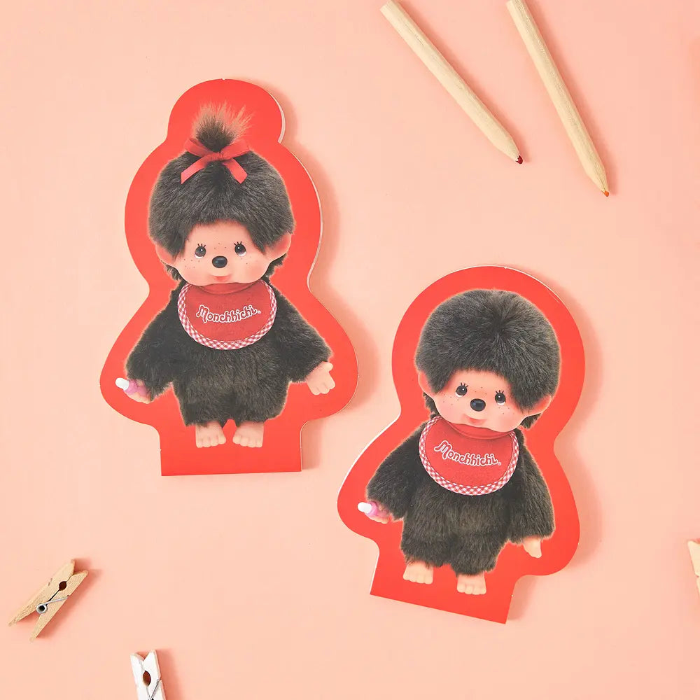 Monchhichi Korea | Monchichi Cover-Shaped Memo Pad 50 Sheets (2 Types)