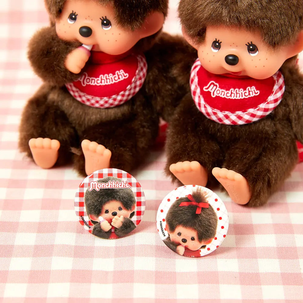 Monchhichi Korea | Monchichi Pin Button 2-Piece Set