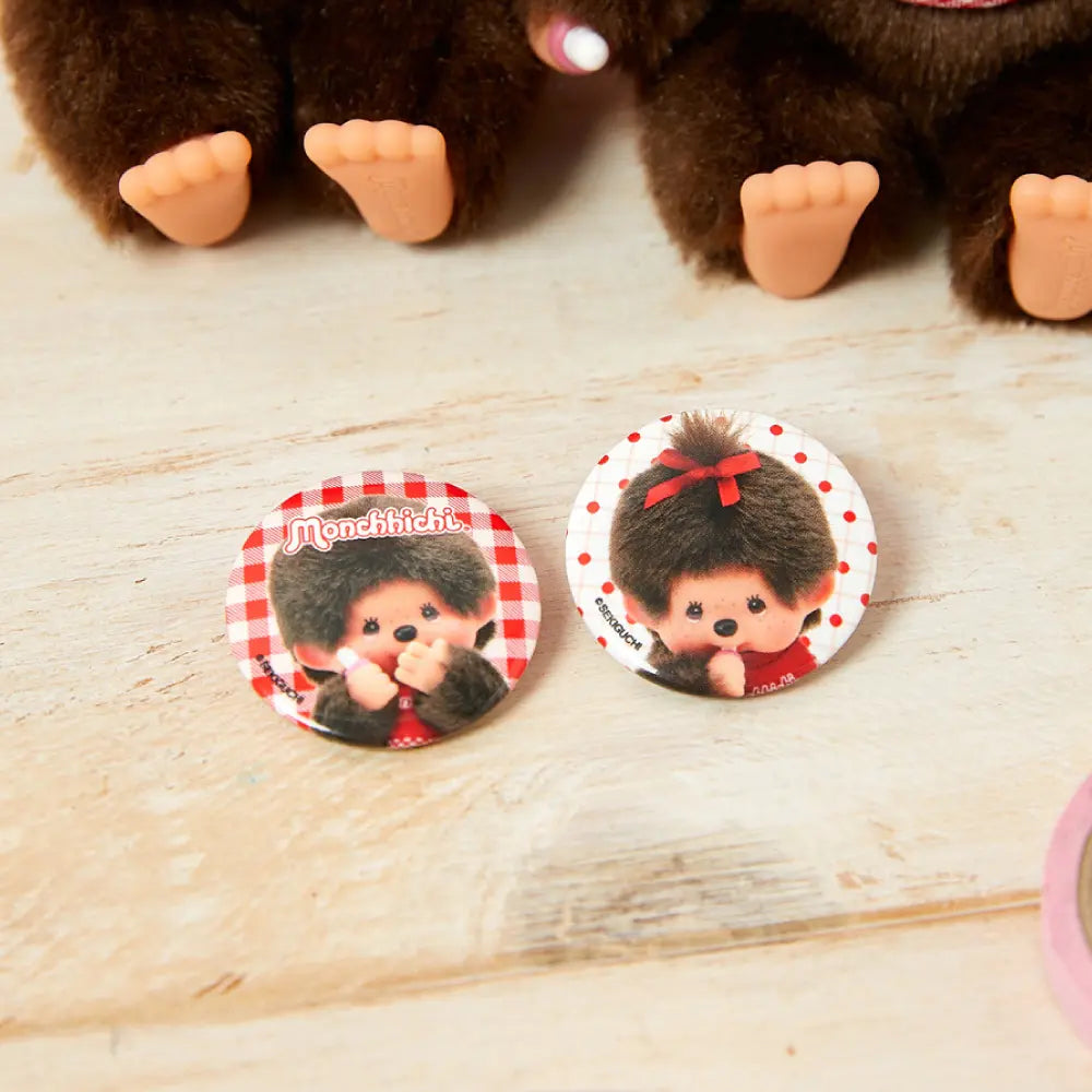 Monchhichi Korea | Monchichi Pin Button 2-Piece Set
