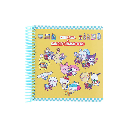 Chiikawa | Chiikawa × Sanrio Characters Square Ring Notebook (Blue)