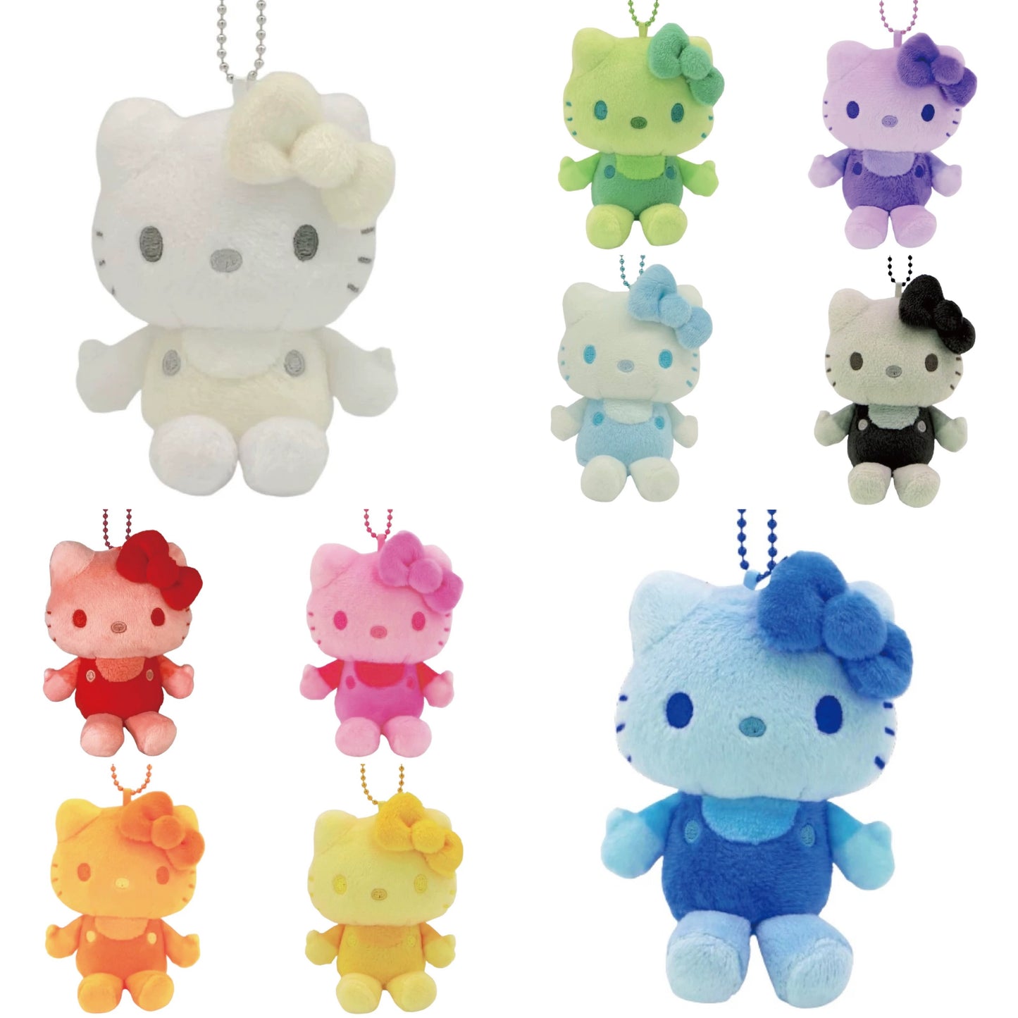 Sanrio | Hello Kitty Rainbow Color Variation Mascot Holder (10 Colors)