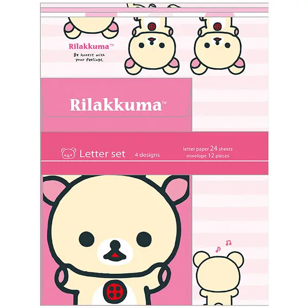 San-X | Rilakkuma Letter Set - Korilakkuma