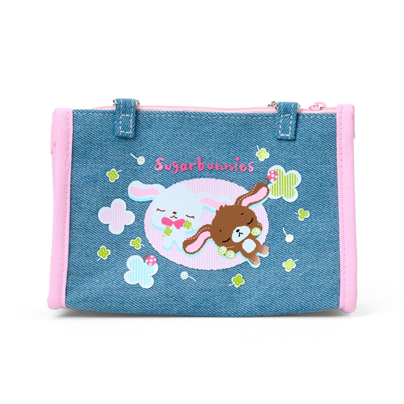 Sanrio | Sanrio Characters Munekyun Heisei Girls' Items Denim Pouch - Sugar Bunny