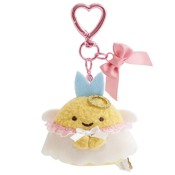 San-X | Sumikko Gurashi Angel & Devil Hanging Plush Toy - Fried Fish Tail (Angel)