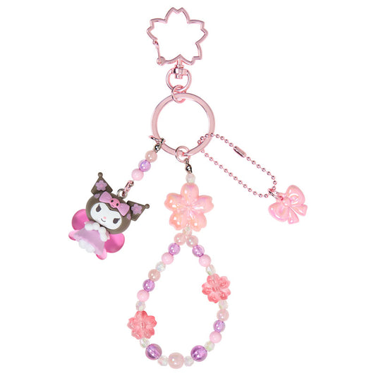 Sanrio | Sanrio Characters Sakura Bead Keychain - Kuromi