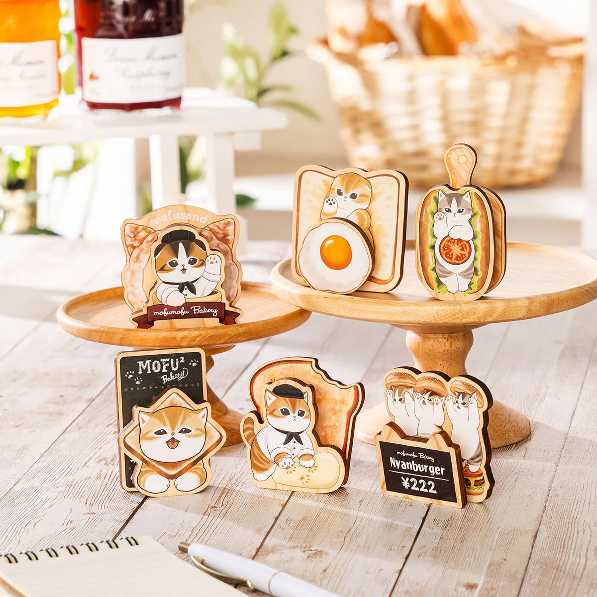 Mofusand | Mofusand Bakery Trading Wood Clip Blind Box (6 Types)