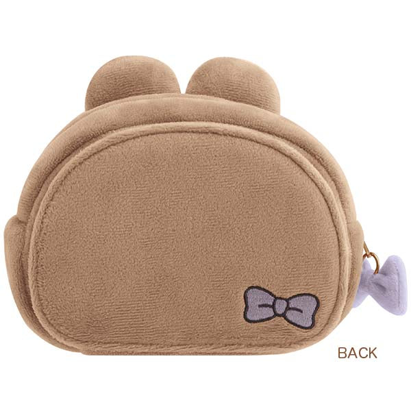 San-X | Rilakkuma Makeup Rilakkuma Mirrored Plush Pouch - Chairoikoguma
